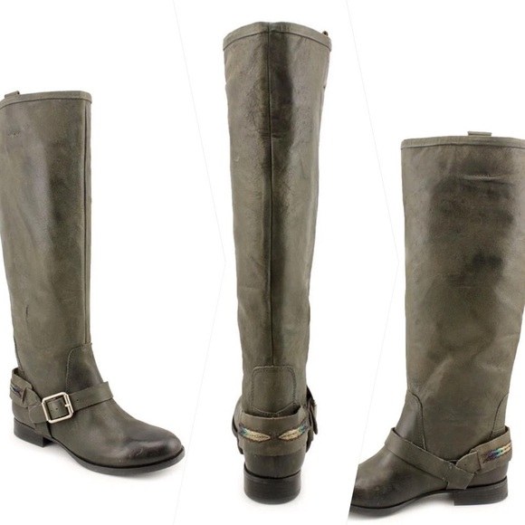 Lucky Brand Grey May Boots. Size 7.5. D/8/A160 - Picture 1 of 11